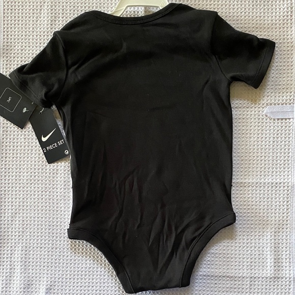 Nike Black and White Soccer Baby Bodysuit Set - Picture 5 of 5